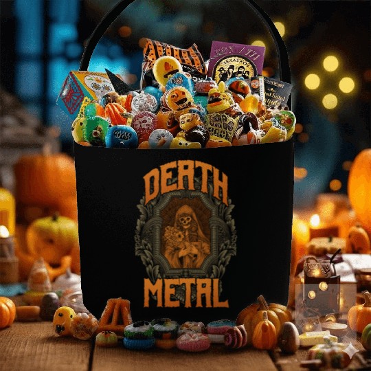 Goth Rock Satan Festivals Death Metal Fabric Baskets