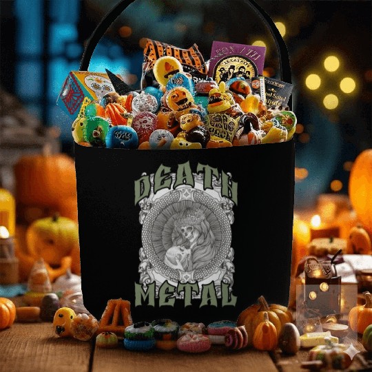 Goth Rock Satan Festivals Death Metal Fabric Baskets