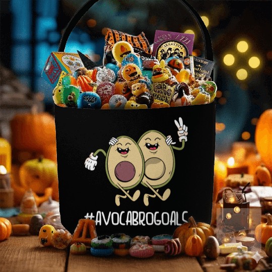 Sibling Big Brother Avocado Goals Hilarious Puns Fabric Baskets