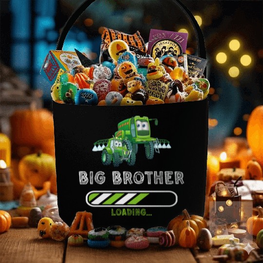 Big brother farmer tractor Fabric Baskets