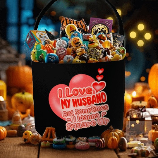 I Love My Husband But Sometimes I Wanna Square Up Fabric Baskets