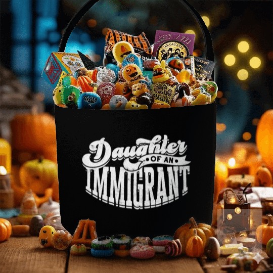 Daughter Of Immigrant Indigenous US Immigrants Fabric Baskets