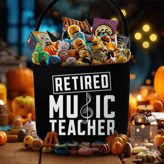 Music Teacher Clef Retired Music Teacher Fabric Baskets
