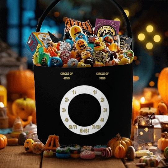 Circle Of Fourths & Fifths Fabric Baskets