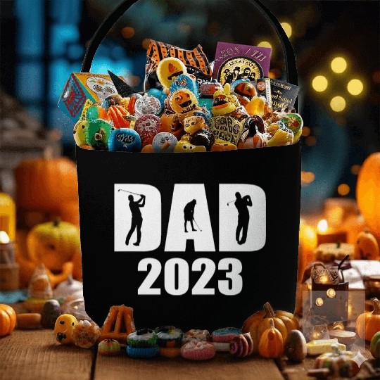 Funny Dad 2023 For Golfer Fabric Baskets