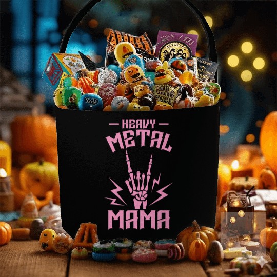 Heavy Metal Mom Music Band Genre Fabric Baskets