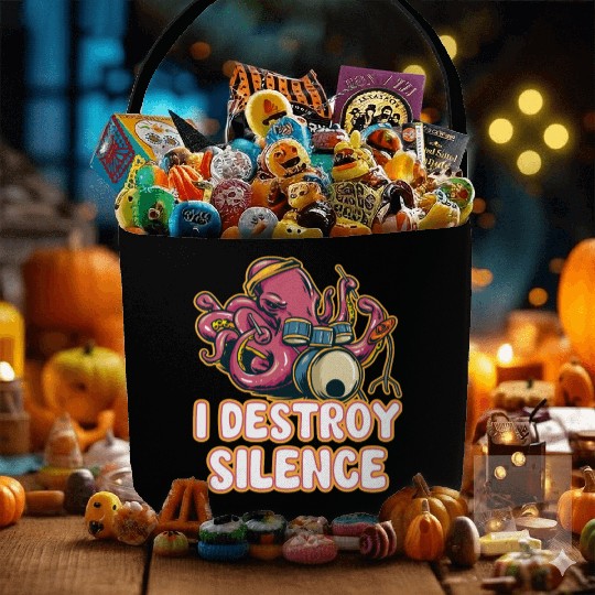 Drummer Drums Music Drum Set Drumming Fabric Baskets