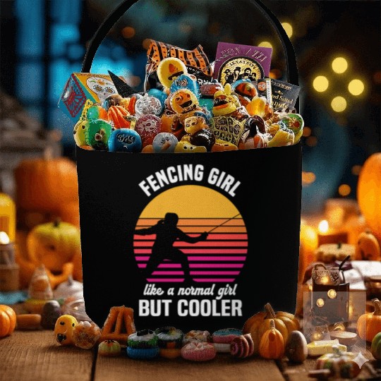 Fencing Girl Like A Normal Girl But Cooler Fabric Baskets