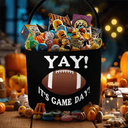 Yay! It's Game Day! Fabric Baskets
