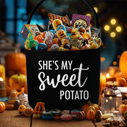 She's My Sweet Potato I Yam Valentine's Fabric Baskets