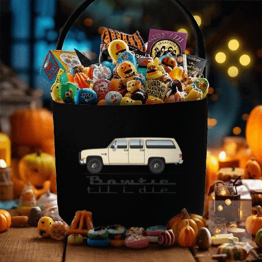 bowtie Santa Fe Tan Fabric Baskets