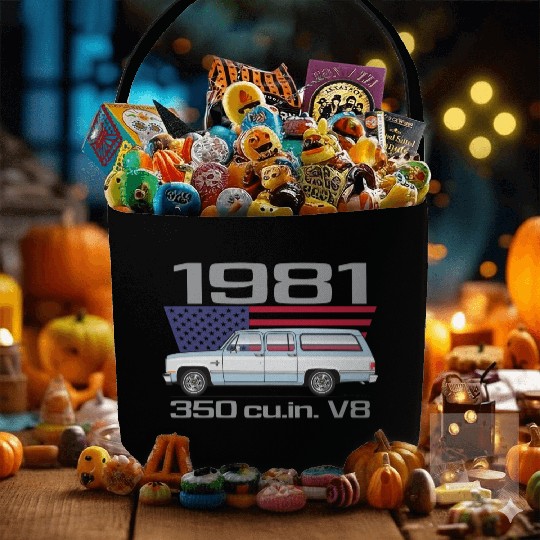 1981 Light Blue Fabric Baskets