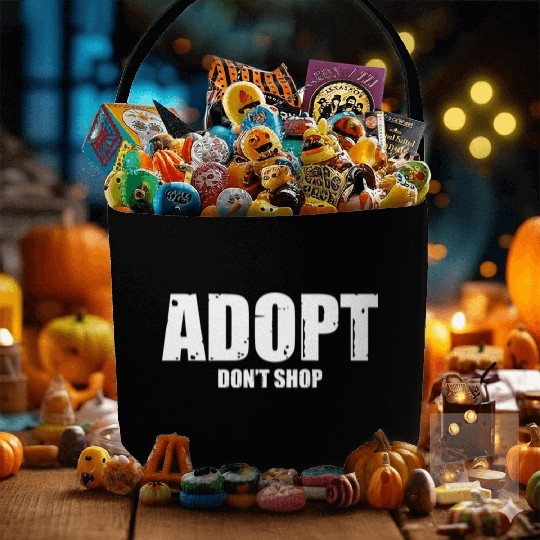 adopt dont shop Fabric Baskets