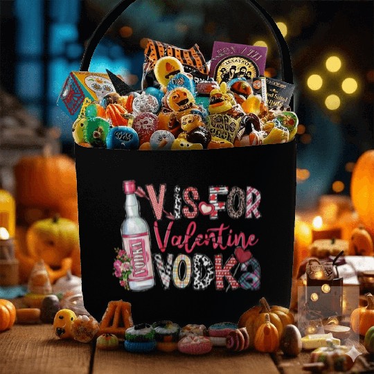 V Is For Vodka Fabric Baskets Valentine Fabric Baskets Xoxo