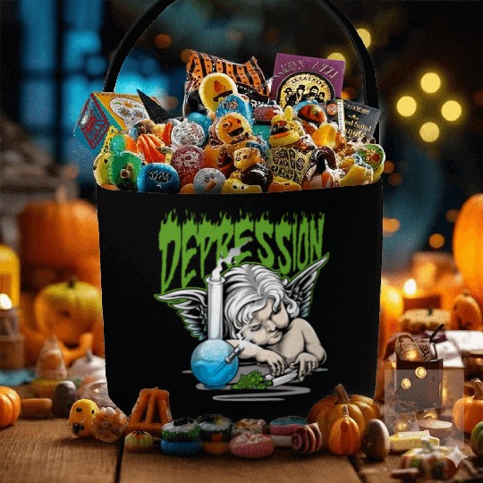 Depression Angel Fabric Baskets