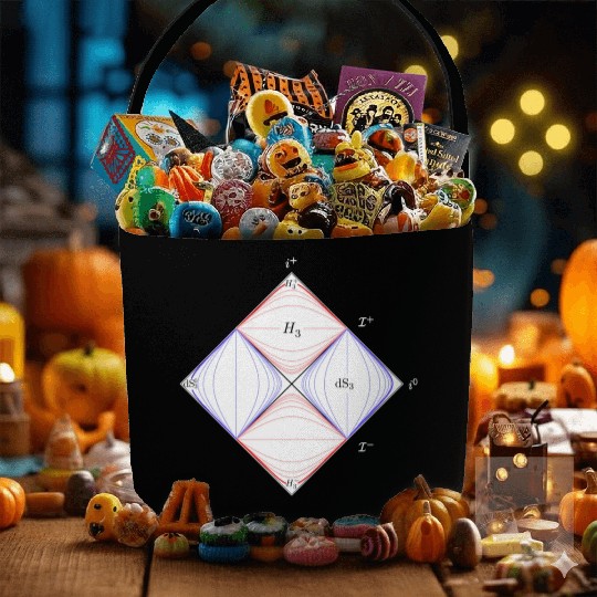 penrose diagram, general relativity and physics Fabric Baskets