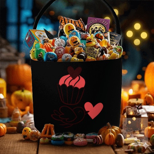 I Love My Girlfriend Fabric Baskets