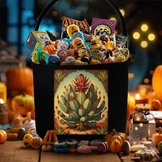 Agave Plant Collectors Agave Mexican Folk Painting Fabric Baskets