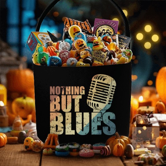Nothing but Blues Music Trumpet Fabric Baskets