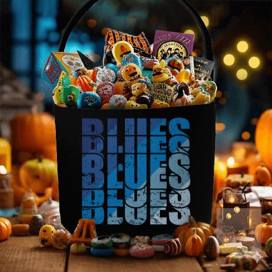 Blues Music Jazz Trumpet Chicago Fabric Baskets