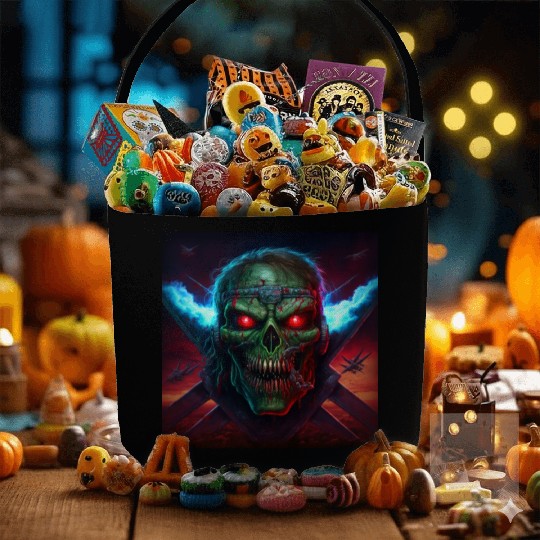 ZOMBIE IRON MAIDEN (version 14) Fabric Baskets