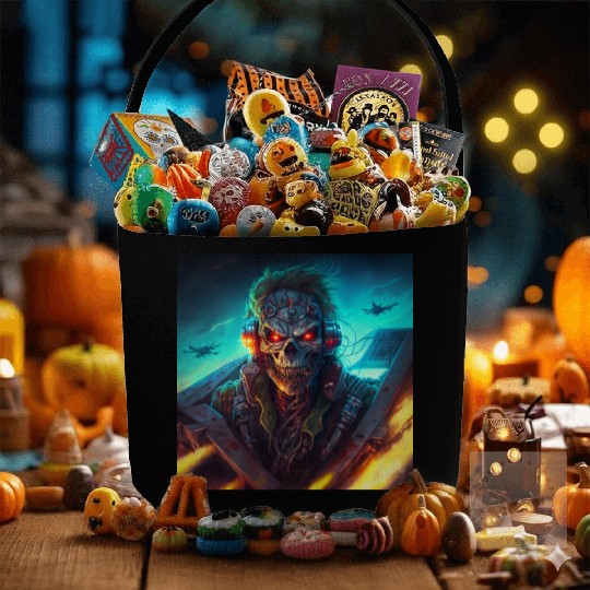 ZOMBIE IRON MAIDEN (version 13) Fabric Baskets