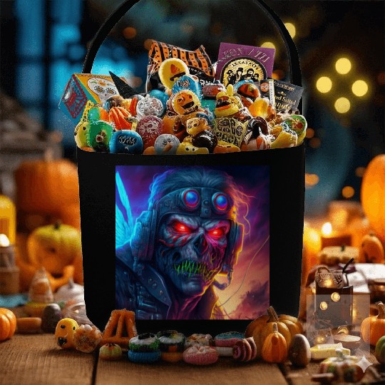ZOMBIE IRON MAIDEN (version 9) Fabric Baskets