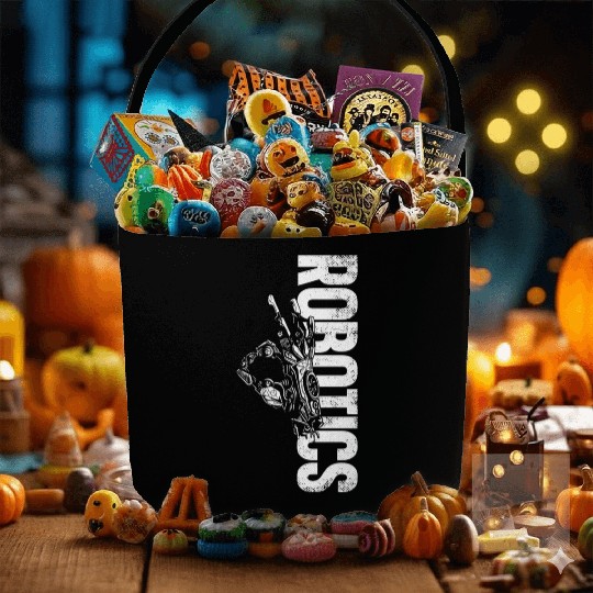 Robot Robotics Engineer Vintage Fabric Baskets