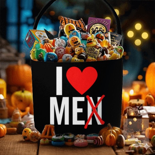 I Love Men I Love Me Fabric Baskets