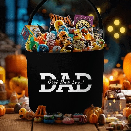 Best Dad ever Fabric Baskets