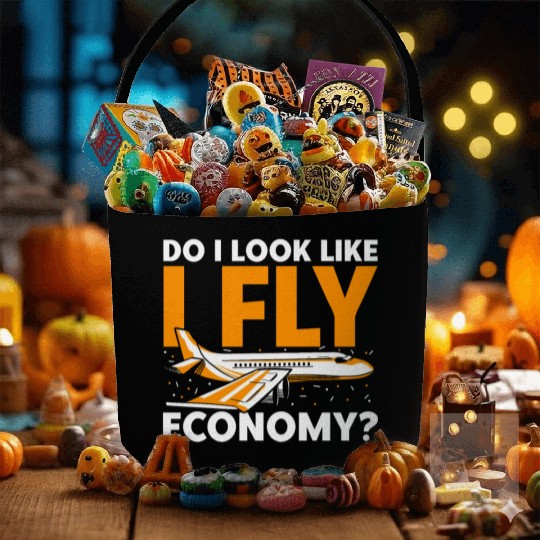 Do I Look Like I Fly Economy First Class Frequent Fabric Baskets