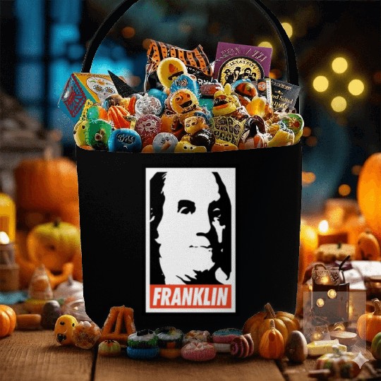 Benjamin Franklin Fabric Baskets
