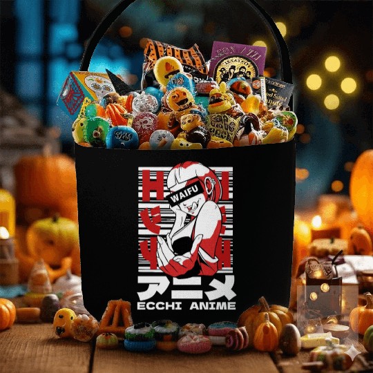 Japanese Ecchi Anime Aesthetic Waifu Manga Girl Fabric Baskets