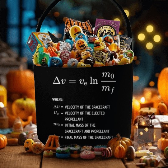 Rocket Equation Physics Rocket Science Physicist Fabric Baskets