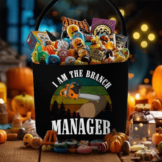 chainsaw Lumberjack Fabric Baskets