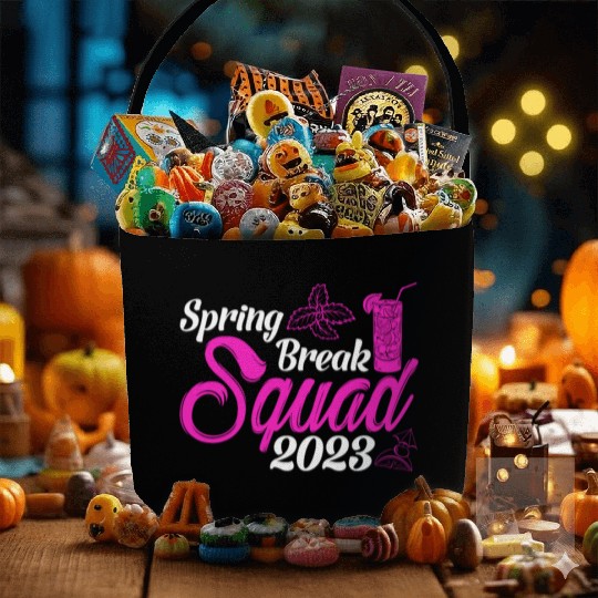 Spring Break Squad 2023 Vacation Spring Break Fabric Baskets