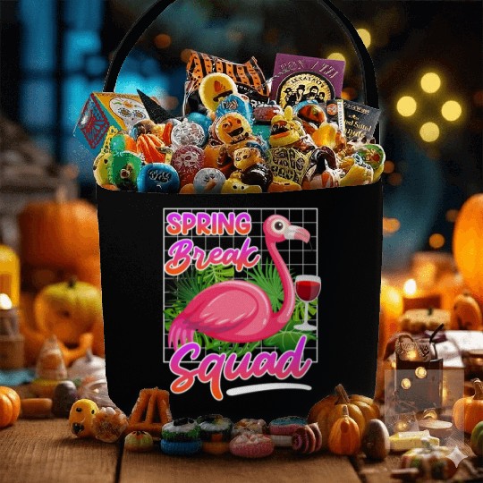 Spring Break Squad Summer Vacation Spring Break Fabric Baskets