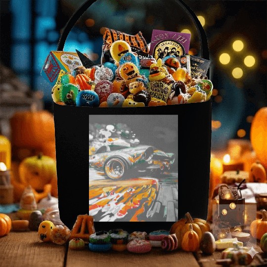 Car Muscle Car Vintage Retro classic car Fabric Baskets