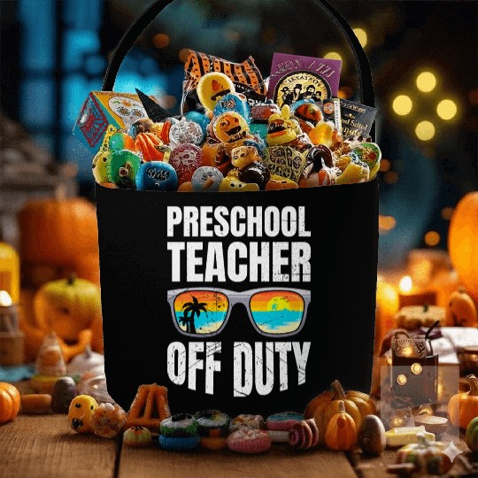 Preschool kindergarten educator off duty teacher Fabric Baskets