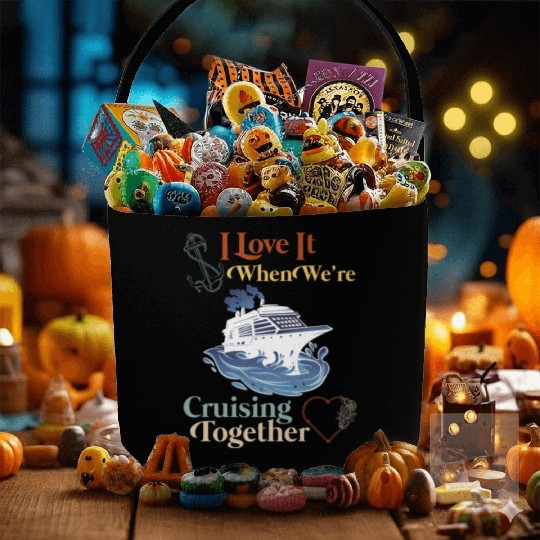 Cruising Together Cruise Vacation Spring Break Fabric Baskets