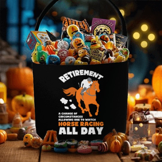 Horse Racing Retirement Gift Fabric Baskets