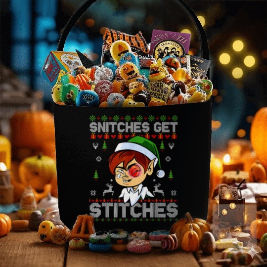 Warrior 12 Snitches Get Stitches Fabric Baskets