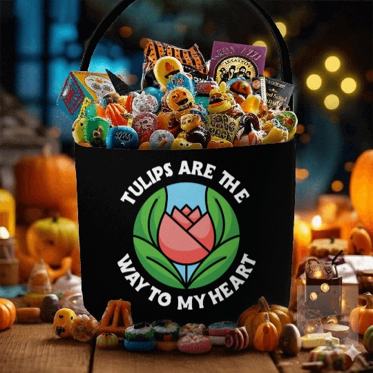 Tulip Gardening Tulips Fabric Baskets