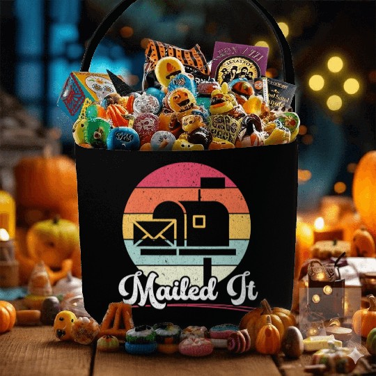 Mailed It Postal Worker Mailman Delivery Mail Esco Fabric Baskets