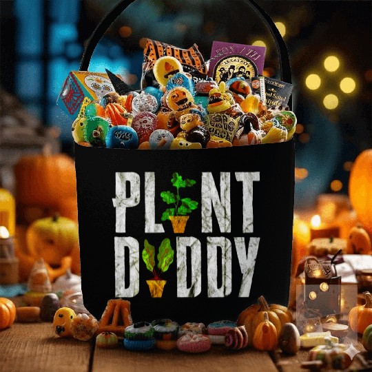 Plant Daddy Funny Gardener Fabric Baskets