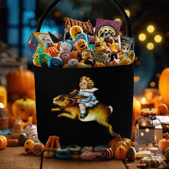 Vintage Easter Fabric Baskets