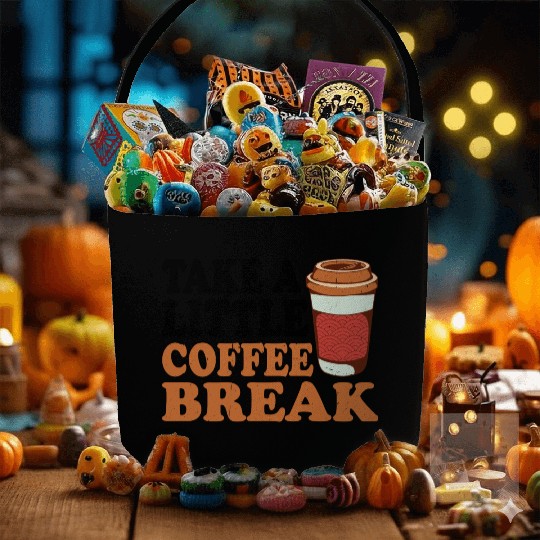 Take A Little Coffee Break Fabric Baskets