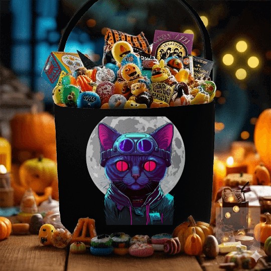 SPACE CAT 1 Fabric Baskets