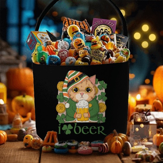 I Love Beer Fabric Baskets