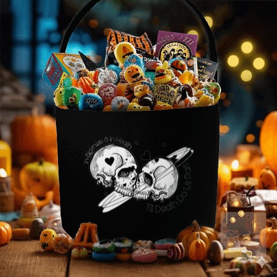 till death do us part Fabric Baskets